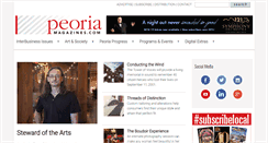 Desktop Screenshot of peoriamagazines.com